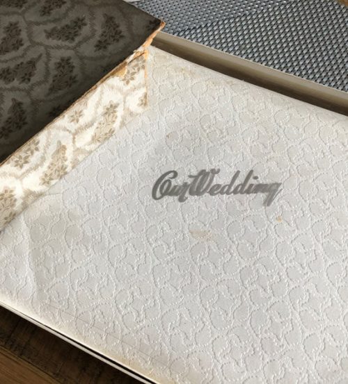 Wedding Album cover from 1950's